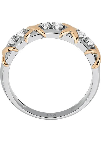 Pırlanta Taşlı Avangart Yarım Tur Yüzük 0447R0063 modelleri