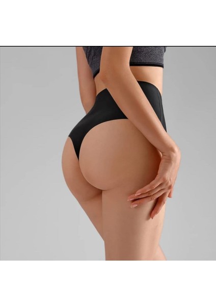 Dikişsiz Toparlayıcı Inceltici ve Sıkılaştırıcı Lazer Kesim Yüksek Bel String Korse Tanga Korse fırsatları