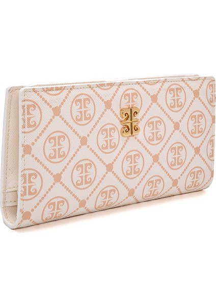 Kadın Gofre Monogram Kadın Cüzdanı 06PC23Y705