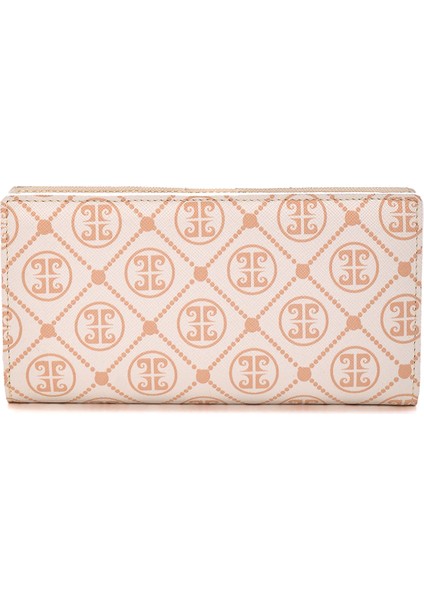 Kadın Gofre Monogram Kadın Cüzdanı 06PC23Y705