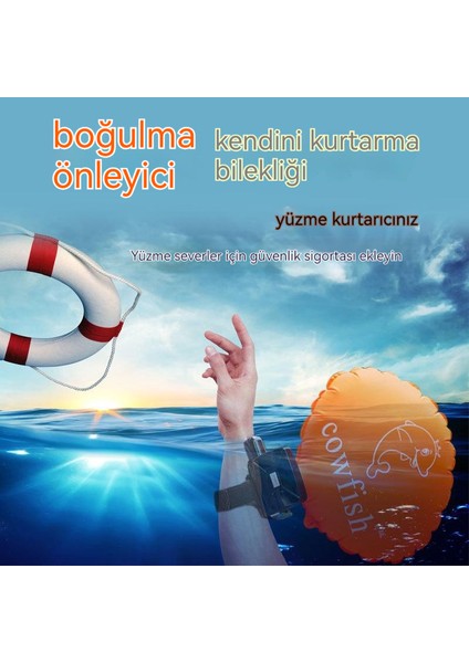 Boğulma Önleyici Hayat Kurtarıcı Bileklik Bilek Kayışı Sualtı Yüzme Malzemeleri Acil Hayat Kurtarıcı Bilek Dalgıç Kendini Kurtarma (Yurt Dışından)