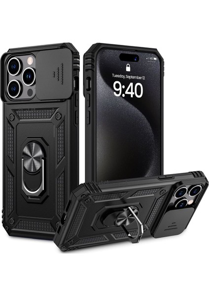 Apple Iphone 15 Pro Kılıf Kamera Korumalı