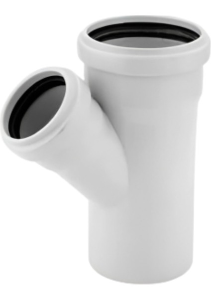 75X75 3,2 PVC-U TEK ÇATAL 45°