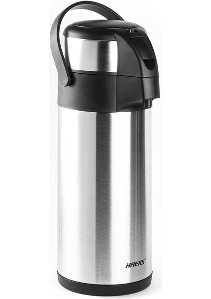 Paslanmaz Çelik Basmalı Çay Termosu 3.5l