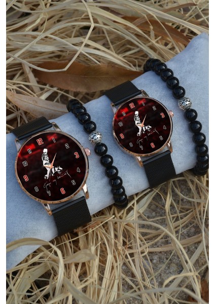 Çift Saatleri Sevgili Saati Atatürk Tasarımlı Çift Kol Saatleri