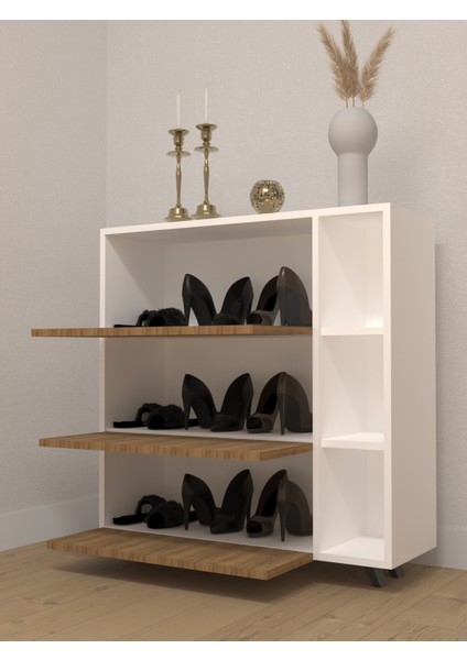 3 Kapaklı Raflı Çok Amaçlı Ayakkabılık fiyatları