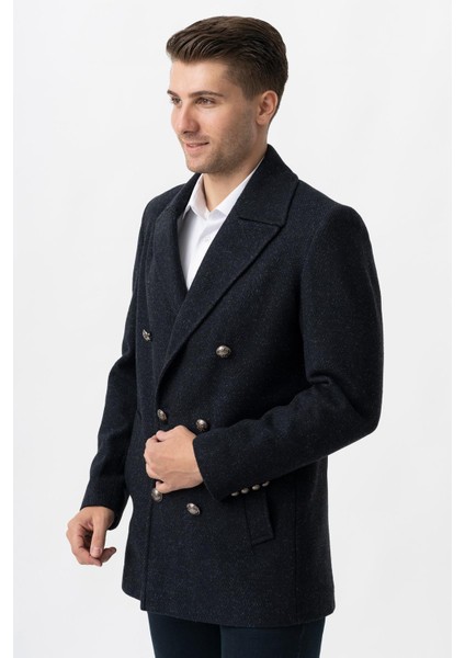 Trento K290 Kruvaze Yaka Slim Fit Pamuklu Kaban Laci modelleri