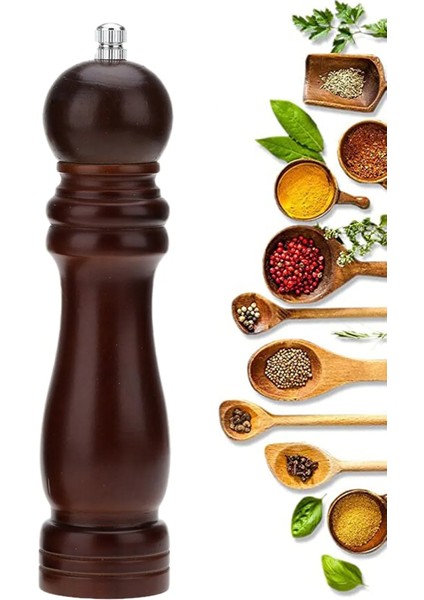 Kahverengi Ahşap Değirmen 20 cm