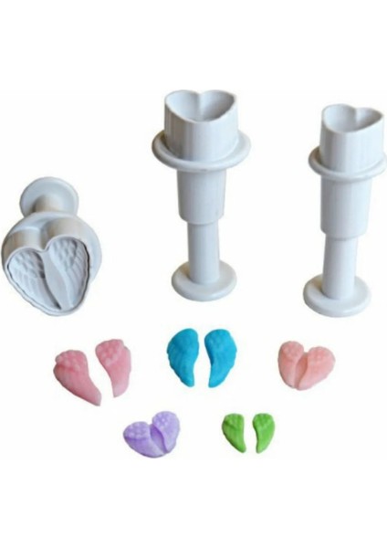 Minik Melek Kanadı Temalı Basmalı Kopat 3’lü Set
