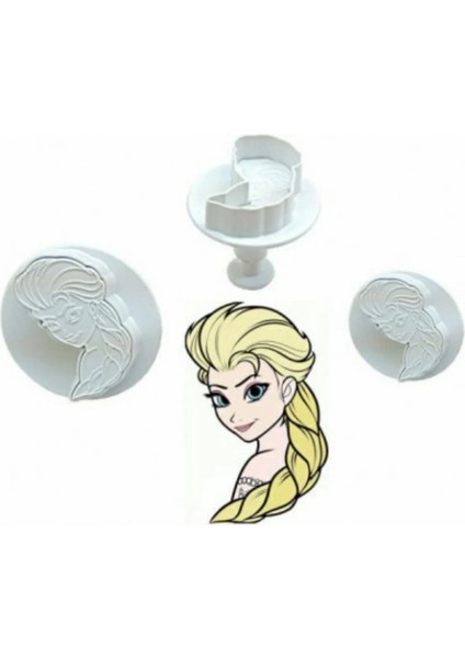 Minik Frozen-Elsa Temalı Basmalı Kopat 3’lü Set