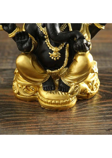 Reçine Lord Heykelcik Hindu Buda Heykeli Ev Oturma Odası Masa Süsü (Yurt Dışından)