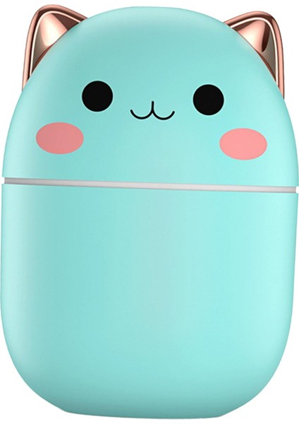 Lovely Küçük Nemlendirici Oldukça 250ML Su Deposu Arıtma Mini USB Yeşil (Yurt Dışından)