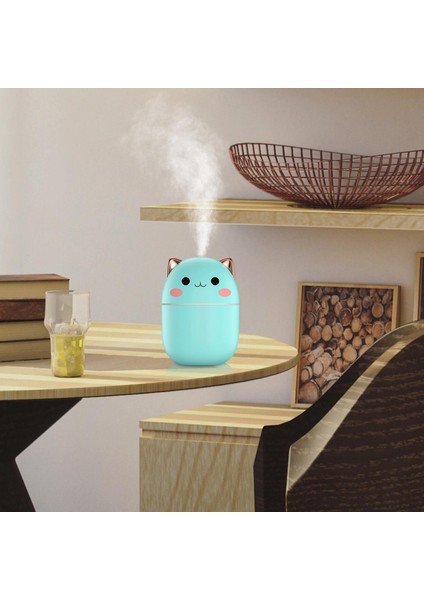 Lovely Küçük Nemlendirici Oldukça 250ML Su Deposu Arıtma Mini USB Yeşil (Yurt Dışından) modelleri