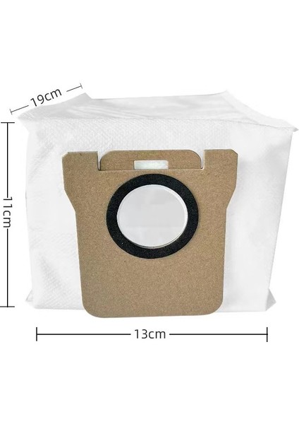 Ana Fırça+Yan Fırça+Filtre+Mop Bezi+Toz Torbası Dreame X20 PRO/X20 Pro PLUS/L20 POR/L20 Ultra Robot Elektrikli Süpürge Temizlik Kiti Için Uygundur (Yurt Dışından)