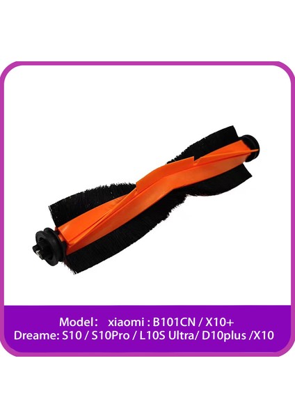 Dreame S10 S10PRO S10+ L10S Ultra Xiaomi X10+ B101CN Robot Elektrikli Süpürge Için Ana Rulo Fırça (Yurt Dışından)