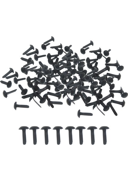 200X Yuvarlak Kağığlantı Elemanları Brads, Karalama Defteri Yapımı Için Süsleme Metal Brads .5MMX8MM (Yurt Dışından) fırsatları