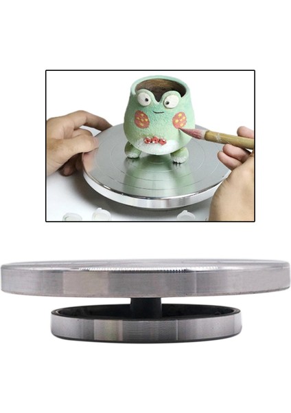 Model Işçiliği Için Şekillendirici Tekerlek Döner Tabla Çömlekçilik Bantlama Tekerlek Platformu 18 cm (Yurt Dışından)