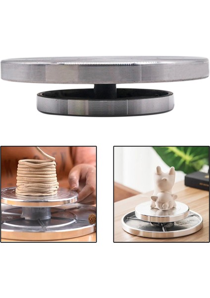 Model Işçiliği Için Şekillendirici Tekerlek Döner Tabla Çömlekçilik Bantlama Tekerlek Platformu 18 cm (Yurt Dışından)