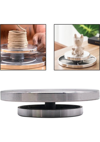 Model Işçiliği Için Şekillendirici Tekerlek Döner Tabla Çömlekçilik Bantlama Tekerlek Platformu 18 cm (Yurt Dışından)