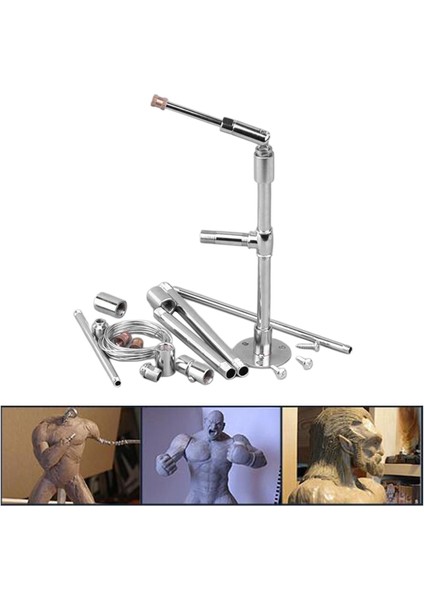 Çömlekçilik Kil Model Standı Metal Boru Rafı Polimer Şekillendirici Oyma Malzemeleri (Yurt Dışından)