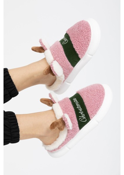 Ev Terliği Rahat Yumuşak Kadın Giyim Kışlık Soft Deer