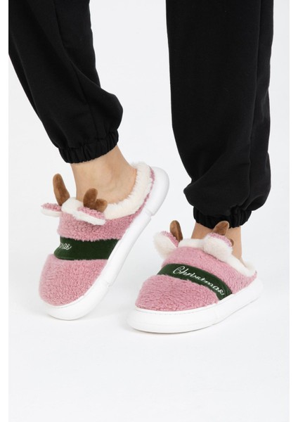 Ev Terliği Rahat Yumuşak Kadın Giyim Kışlık Soft Deer
