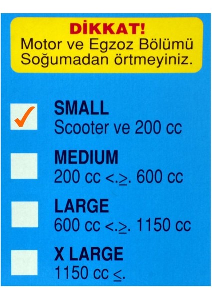 Motosiklet Branda S Beden (Scooter ve 200 Cc) fırsatları