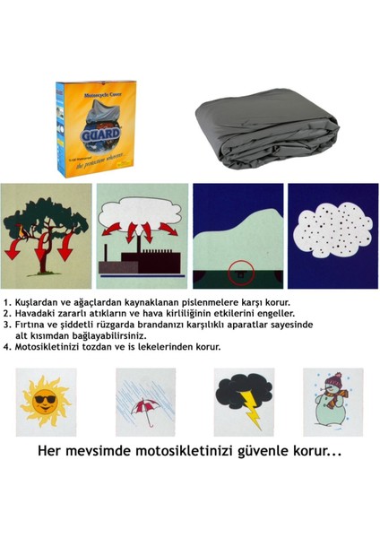 Motosiklet Branda Xl Beden (1150 cc - …) modelleri