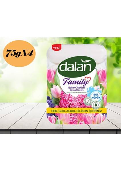 Family Bahar Çiçekleri Güzellik Sabunu 4 x 75 gr