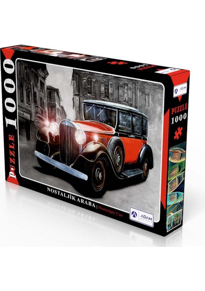 Nostaljik Araba 1000 Parça Puzzle