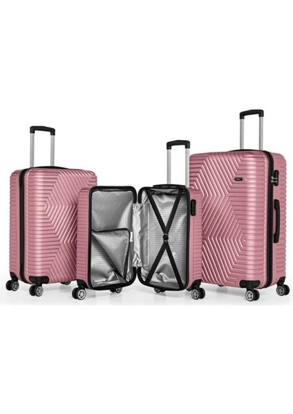 G&d Gedox Polo Suitcase Abs Büyük Boy Lüx Seyahat Valiz Tekli indirimleri