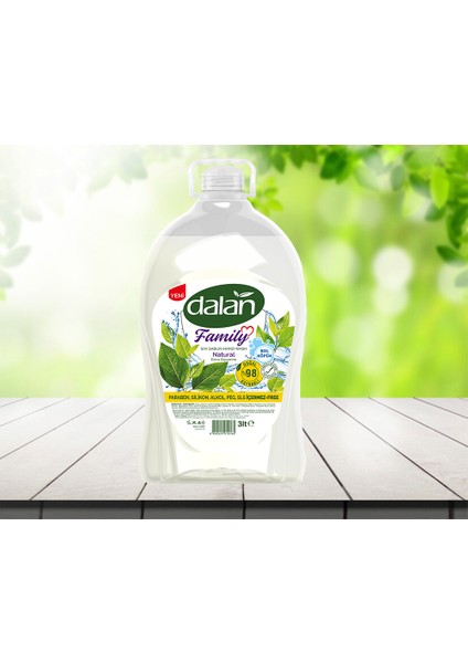 Family Natural Sıvı Sabun 3 Lt 1 Adet