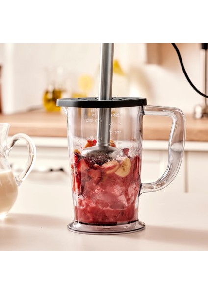 Mastermaid Prosteel Buz Kırıcı 4 In 1 Cam Mutfak Robotu Uzun Blender Ayaklı 6 Bıçaklı 2500 W fırsatları