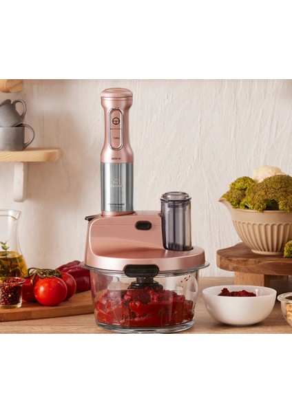 Mastermaid Prosteel Buz Kırıcı 4 In 1 Cam Mutfak Robotu Uzun Blender Ayaklı 6 Bıçaklı 2500 W indirimleri