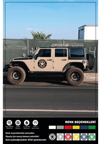 Blackstar Offroad Stıcker 30 x 30 cm fiyatları