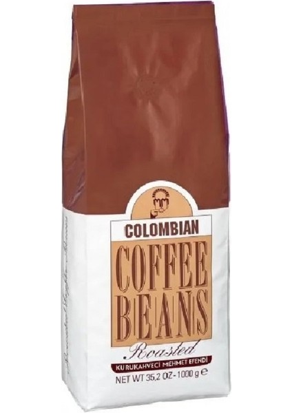 Kurukahveci Mehmet Efendi Colombian Filtre Kahve 1000 gr Çekirdek