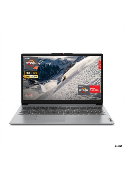 Ideapad 1 15ALC7 Amd Ryzen 7 5700U 8gb 1tb SSD Radeon Graphics Freedos 15.6 Fullhd 82R4006FTR-81 Dizüstü Bilgisayar