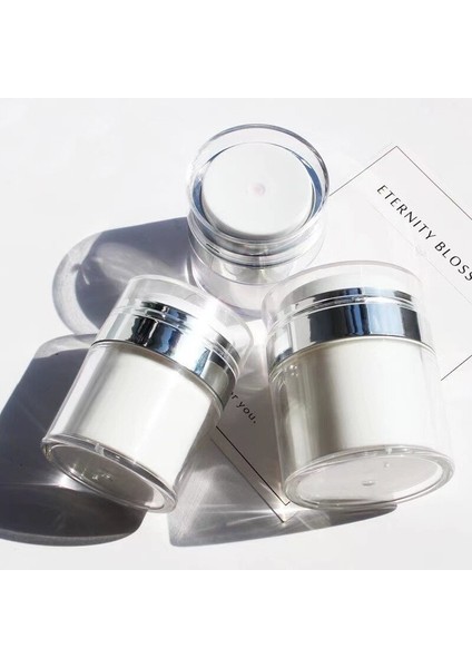 Guweixuan 15ML 30ML 50ML 100ML Akrilik Vakum Krem Şişesi Kozmetik Konteyner Yüz Kremi Şişesi Krem Şişesi Basın Losyon Şişesi (Yurt Dışından)