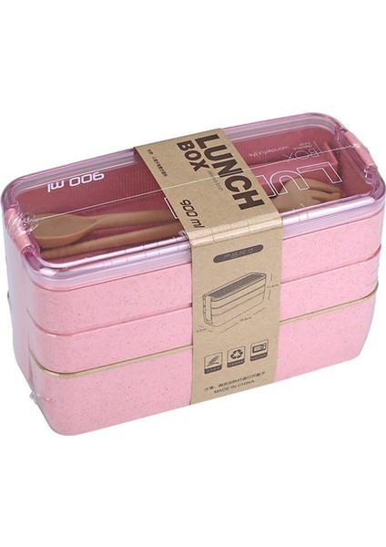 Juhui Store Bento Box 3 Kat Isı Yalıtımı ve Uzun Bekletme Süresi Uygulanabilir Saklama Kutusu (Yurt Dışından)
