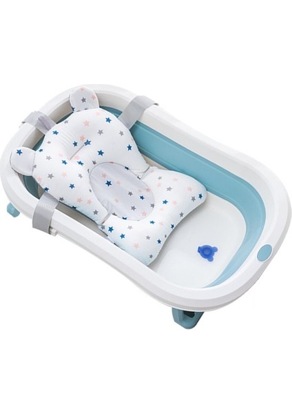 Bebek File Çanta Oturabilir ve Kaymaz Yüzen Banyo Paspası Üzerinde Yatabilir (Yurt Dışından)