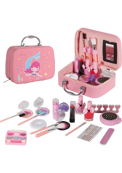 Love Home Lovehome Oyuncak Makyaj Çantası Seti - Pembe (Yurt Dışından)