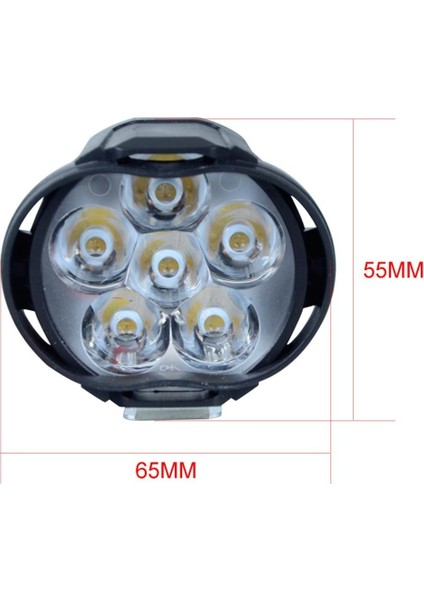 Rivero 2 Lot LED Motosiklet Far Montaj Sis Drl Lamba Scooter Motosiklet Için (Yurt Dışından)