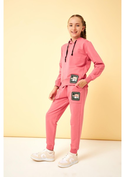 Baseball League Aksesuar Detaylı Kız Çocuk Takım Gül Kurusu indirimleri