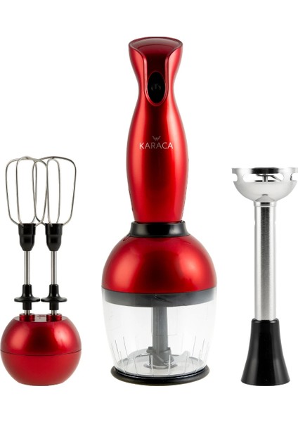 5 in 1 Pro Spiral Blender Set Redgold 1500 W