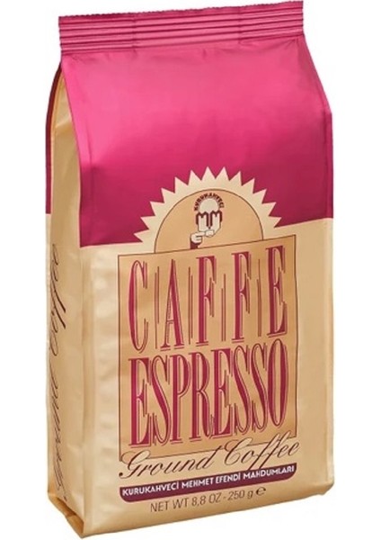 Kurukahveci Mehmet Efendi Espresso Öğütülmüş 250  gr