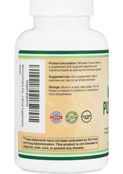 Mimosa Pudica Seed Extract 180 Kapsül fiyatları