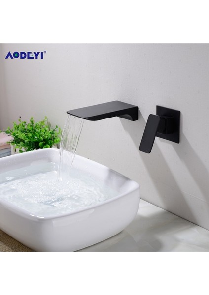 Banyo Lavabo Bataryası Ankastre Siyah Set Yeni Sıva Altı Dahil