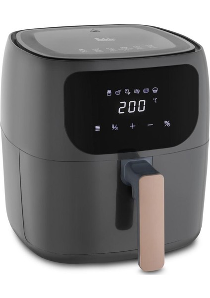 Easy Chefry Sıcak Hava Fritözü / Airfryer 6 Pişirme Programı Sessiz Çalışma 1300W