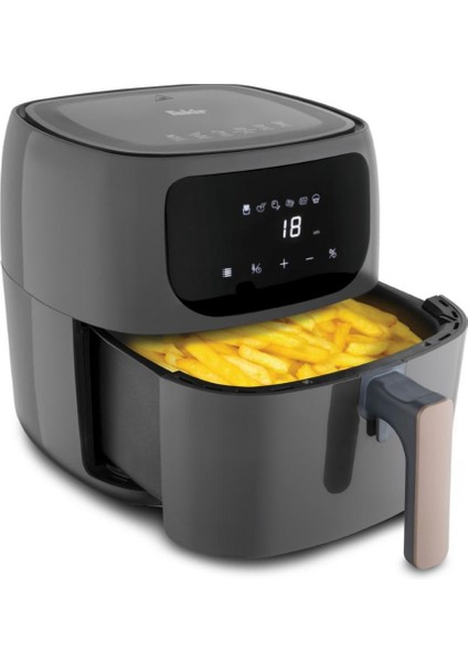 Easy Chefry Sıcak Hava Fritözü / Airfryer 6 Pişirme Programı Sessiz Çalışma 1300W