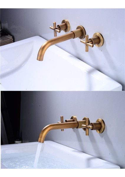 Banyo Lavabo Bataryası Ankastre 3'lü Set Antik Yeni 5 Yıl Garantili Sıva Altı Dahil Ithal modelleri